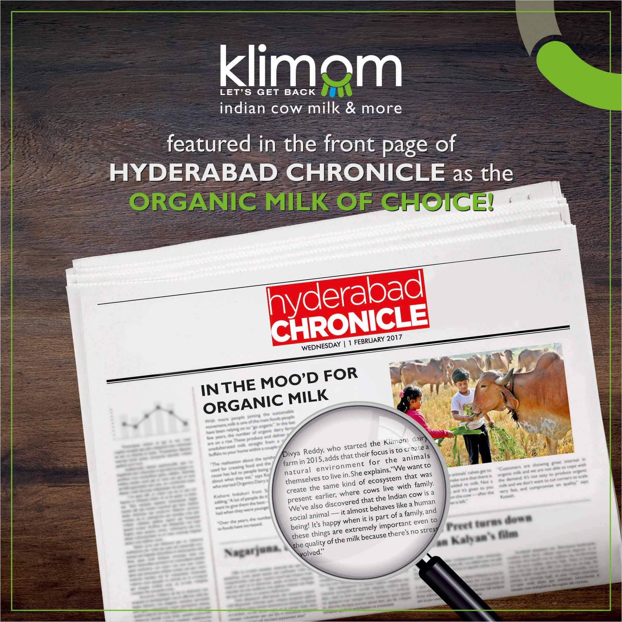 Klimom – Desi Gir Cow Milk and Milk Products