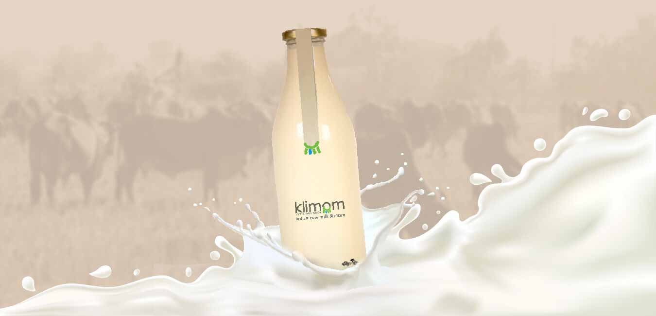 Klimom - Desi Indian Cow milk in Hyderabad | Organic A2 milk